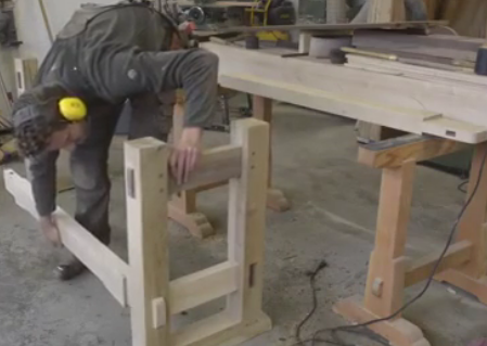 ویدئو :  ساخت میز کار نجاری