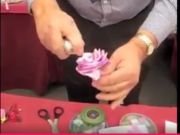 ویدئو :  گل سازی با روبان کاغذی (مطلب)