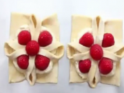 ویدئو :چهار ایده خوشمزه برای صبحانه زیبا و جذاب با خمیر پفکی!