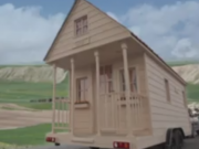 ویدئو :  کلبه چوبی متحرک (مطلب)