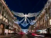 ویدئو :  چراغانی شهر لندن در ایام کریسمس (مطلب)