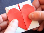ویدئو :  آموزش ساخت جعبه کادویی به شکل قلب (مطلب)