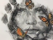 ویدئو :  خلق نقاشی های بی نظیر با کف دست (مطلب)