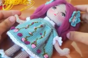 ویدئو :  آموزش بافتنی - بافت عروسک