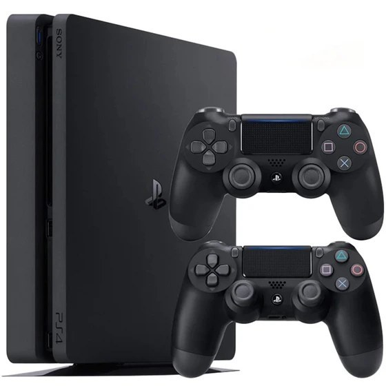 کنسول بازی PS4 سونی کارکرده اسلیم 2019 دو دسته اورجینال