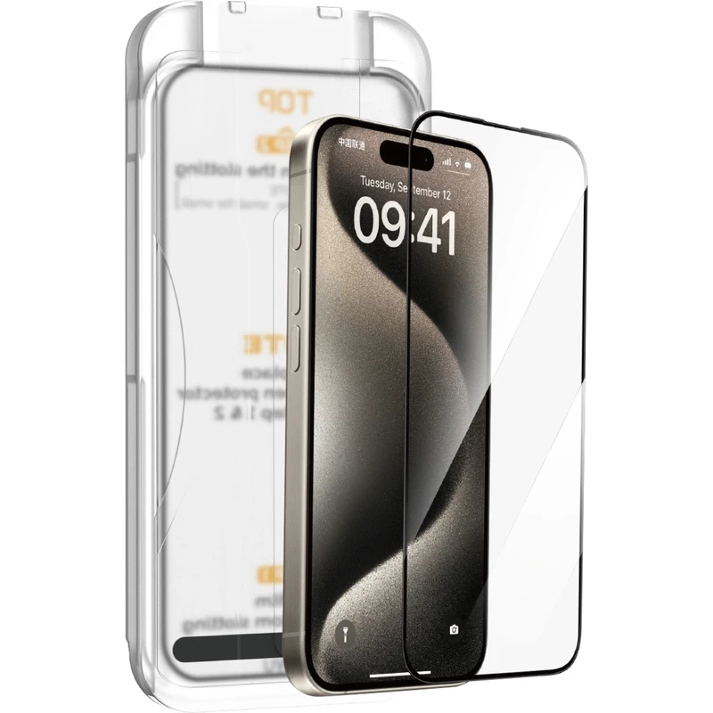 گلس شیشه‌ای آیفون 17 پرومکس ویوو WiWU SQ008 با کیت نصب