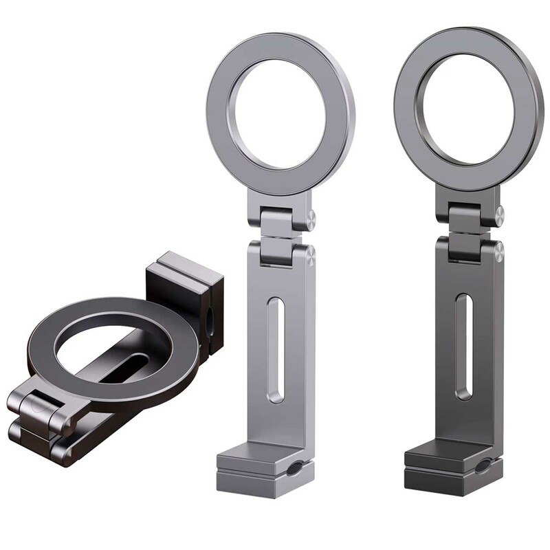 هولدر مگنتی گوشی موبایل و تبلت قابل اتصال به لبه میز، تخت و خودرو تاشو E01