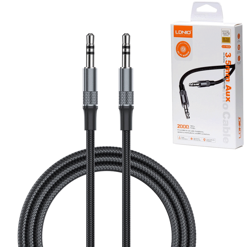 کابل انتقال صدا جک 3.5 میلی‌متری دو متری الدنیو LS-Y82A