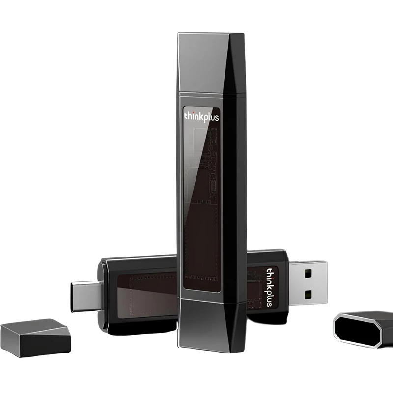 فلش مموری 128 گیگابایت و او‌تی‌جی تایپ‌سی و USB لنوو Lenovo Thinkplus TU203
