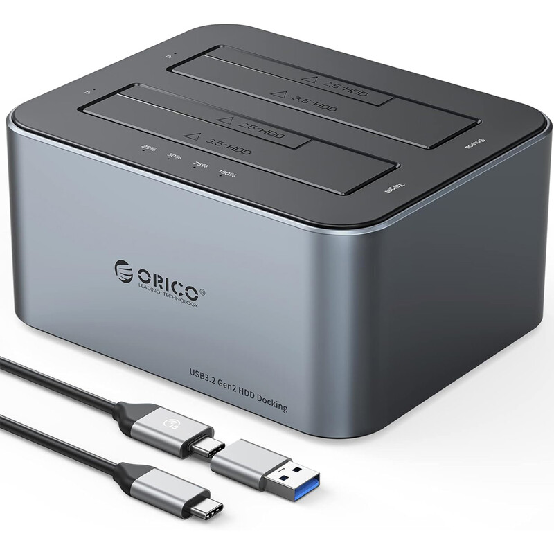 داک هارد 2.5 اینچ و 3.5 اینچ 2 سینی Type-C اوریکو 6626C3-C