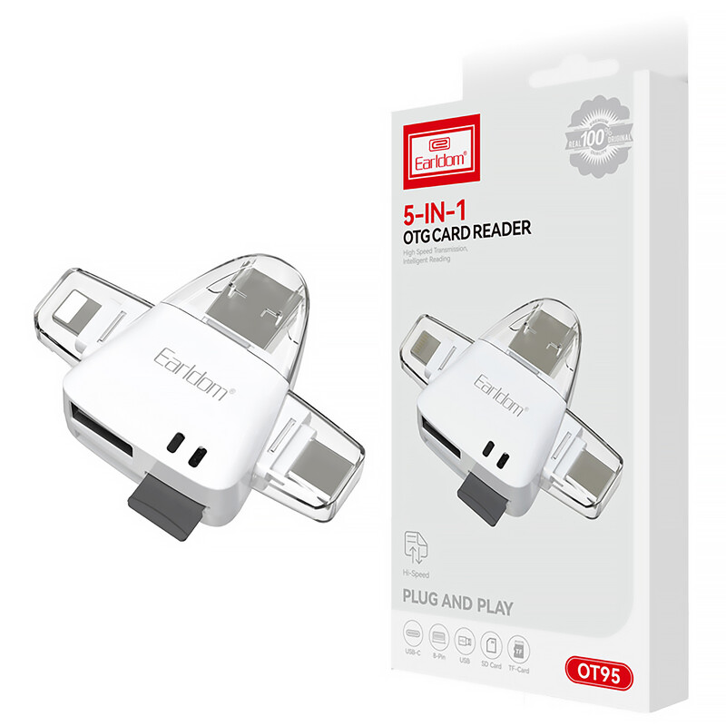 رم ریدر و اوتی‌جی سه سر یو‌اس‌بی، تایپ‌سی و لایتنینگ ارلدام OT95