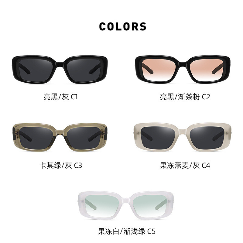 عینک آفتابی زنانه پلاریزه karen bazaar B8205 narrow frame polarized sunglasses