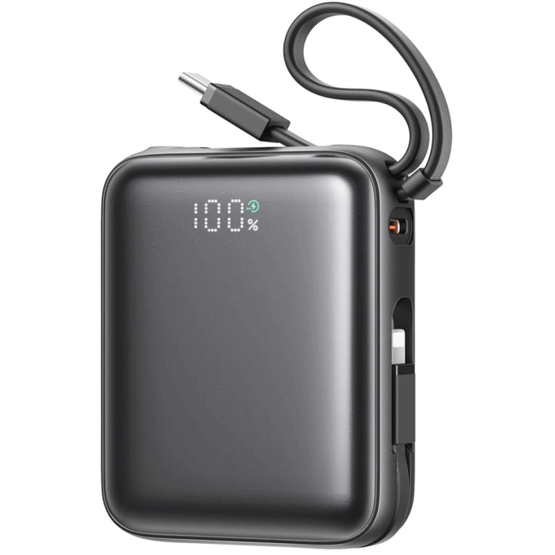 پاوربانک 10000 فست شارژ  تایپ سی و لایتنینگ 22.5 وات جویروم JR-PBF27