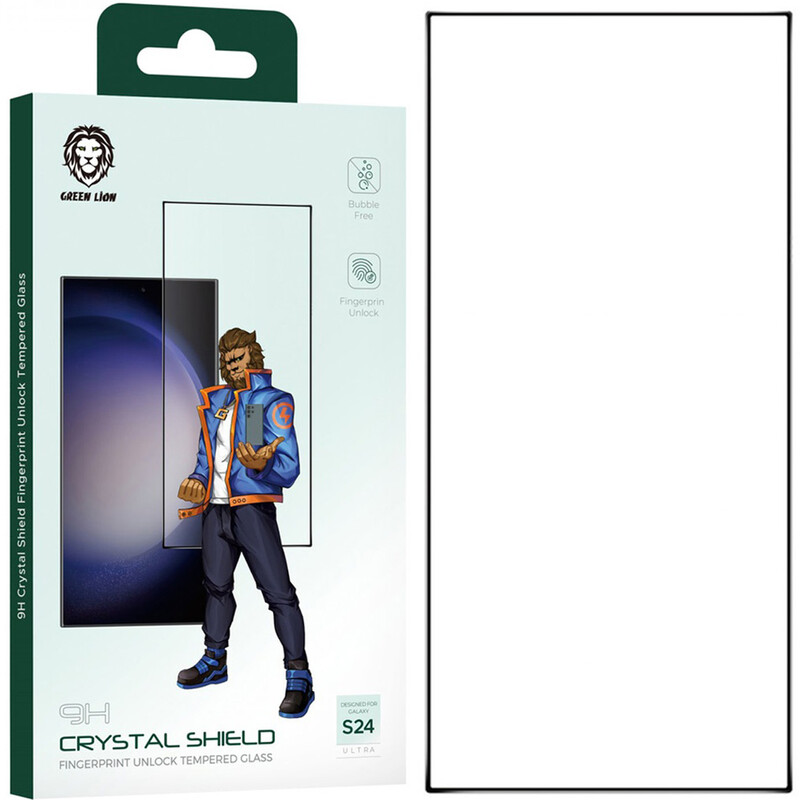 گلس سامسونگ Galaxy S24 Ultra گرین‌لاین Green Lion GN3DEGS24ULCL