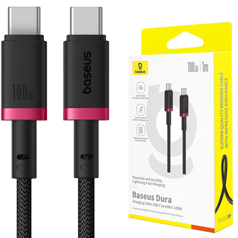 کابل تایپ سی 100 وات باسئوس Baseus اصل 2 متری مدل CB000121