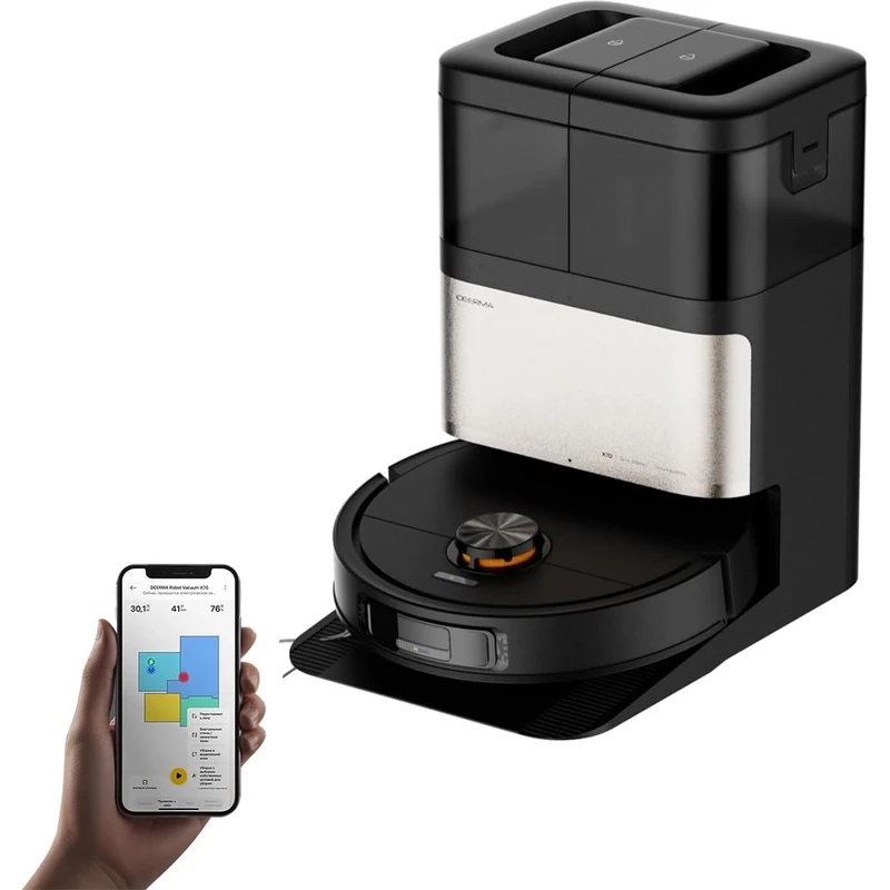 جارو رباتیک درما Deerma اصلی مدل X70 با قابلیت تی کشی