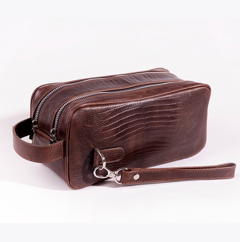 کیف دستی دو زیپ  چرمی برند چرمین مدل برنارد