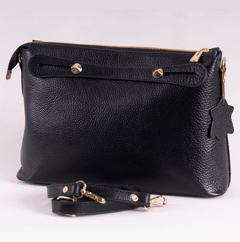 کیف دوشی زنانه چرمین مدل دنیز