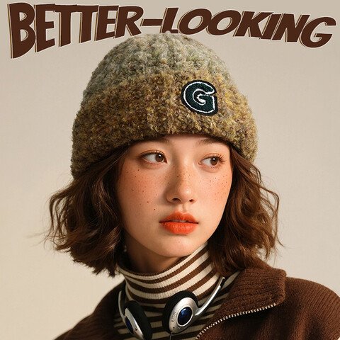 کلاه بافتنی دخترانه جی دی GD مدل DMZ133