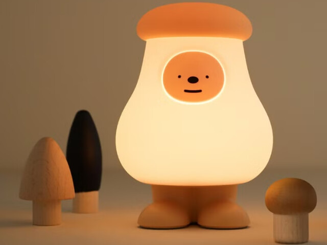 چراغ خواب فانتزی رومیزی شارژی MUID Mushroom Boy Night Lamp H-L