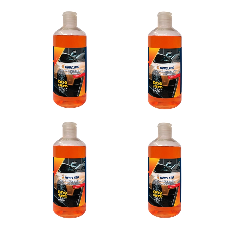 شامپو تمیزکننده بدنه خودرو تام کلین مدل اولتراواکس بسته 4عددی