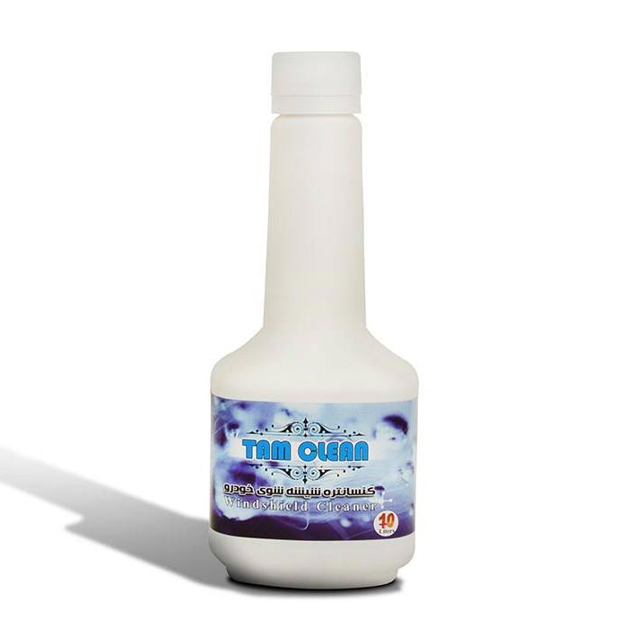 کنسانتره برای ده لیتر شیشه شوی خودرو تام کلین  250 میلی لیتر
