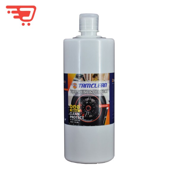 واکس لاستیک خودرو تام کلین مدل TC-DT1000Y42 حجم 1000 میلی لیتر