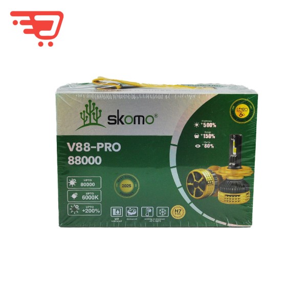 هدلایت خودرو لنزو مدل V88-PRO پایه H7