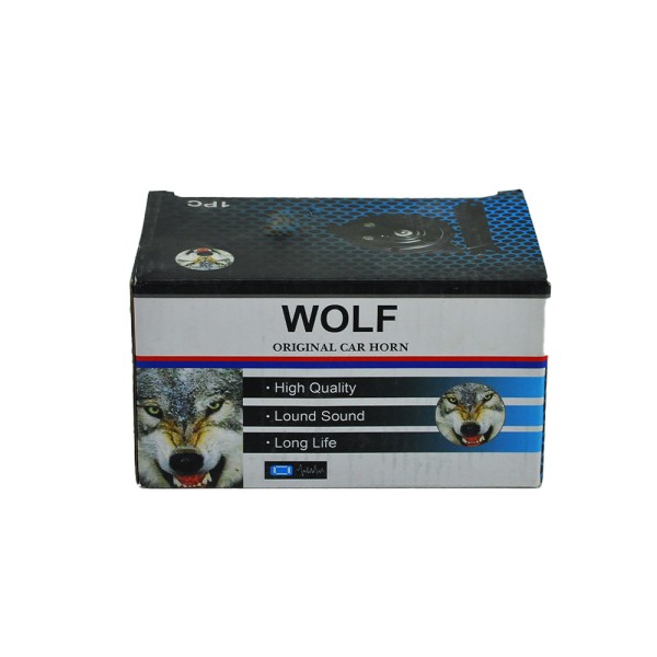 بوق خودرو پژو 206 برند WOLF بسته تک عددی