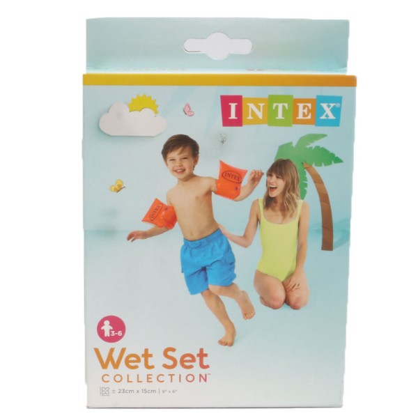 بازوبند بادی شنا کودک اینتکس intex (3 تا 6 سال)