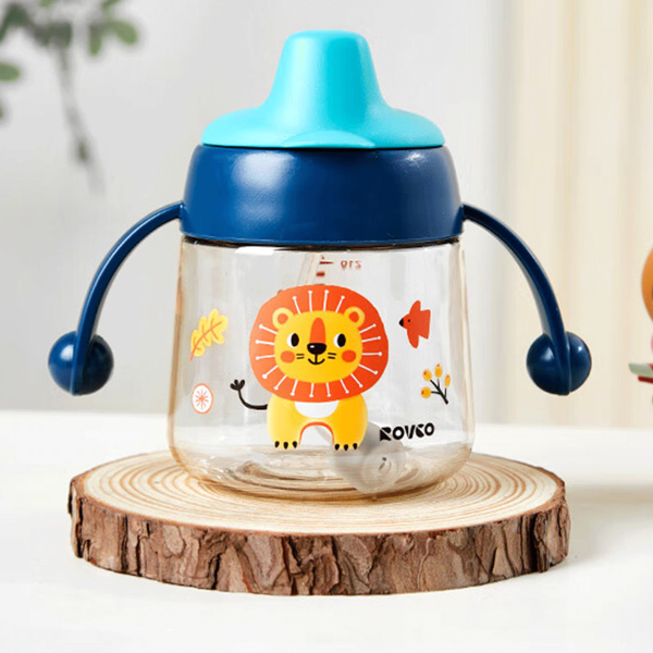 لیوان آبمیوه خوری سوپاپ دار آنتی کولیک 180 میلی لیتر رووکو Rovco