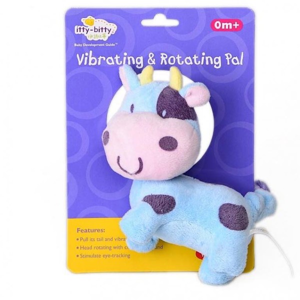 عروسک ویبره دار گردن چرخشی طرح گاو itty bitty