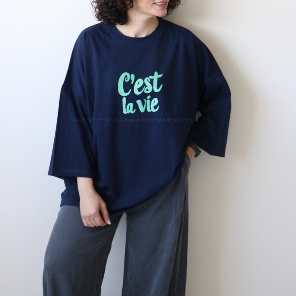تیشرت لانگ cest کد 6072