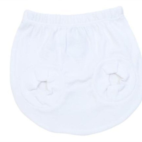 شورت عینکی سفید رنگ نوزادی پاریز Pariz