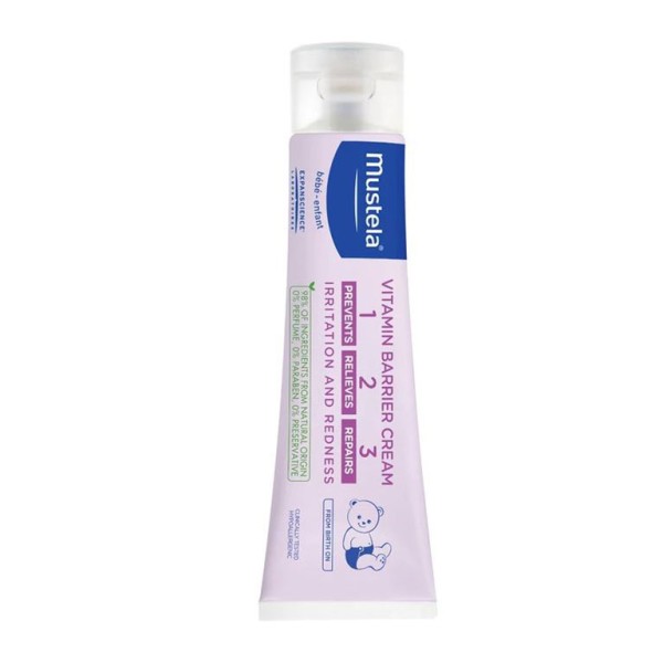 کرم سوختگی نوزاد 100 میل مدل 3 2 1 BARRIER موستلا mustela