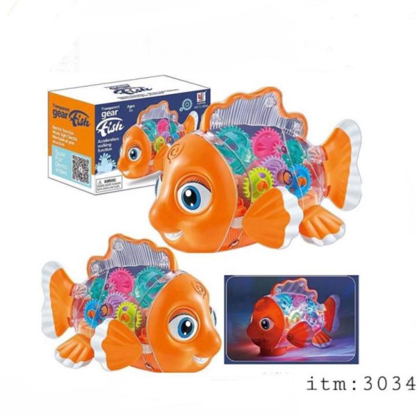 ماهی موزیکال چرخ دنده ای yj toys
