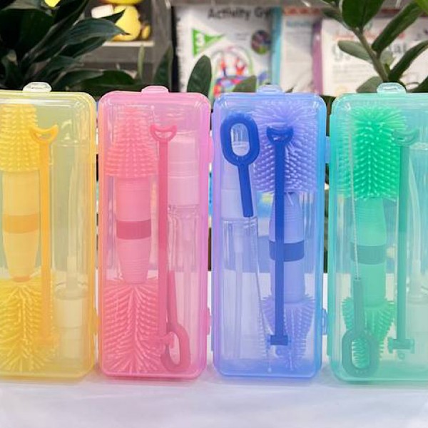 شیشه شور سیلیکونی با پایه آبچکان قاب دار پرتابل Breath mee