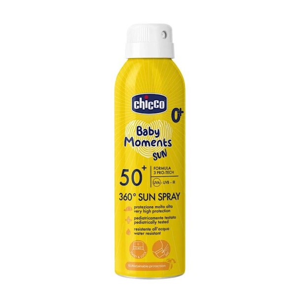 اسپری ضد آفتاب 360 درجه نوزاد و کودک با حجم 150میل چیکو chicco