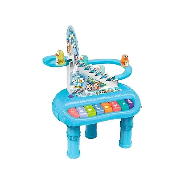 اسباب‌بازی پیانو و سرسره پنگوئن مدل Ice Penguin 2in1