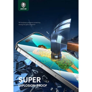 قیمت گلس دور سلیکیونی  آیفون 14 پلاس گرین لاین آیفون