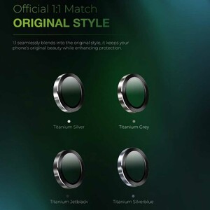 محافظ رینگی لنز دوربین سامسونگ Galaxy S25 Ultra گرین‌لاین