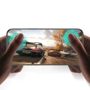 فروش گلس پرایوسی لبه سیلیکونی ایفون 17 پرو گرین لاین