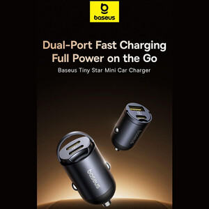 قیمت شارژر سریع خودرو یواس‌بی و تایپ‌سی بیسوس