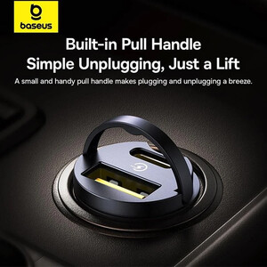 قیمت شارژر فندکی فست شارژ ماشین یواس‌بی و تایپ‌سی بیسوس