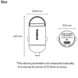 شارژر فندکی فست شارژ بیسوس