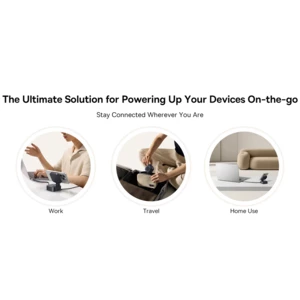 کیفیت شارژر بی‌سیم مگنتی تاشو رومیزی 15وات و پایه نگهدارنده موبایل بیسوس با کابل تایپ سی جمع شونده