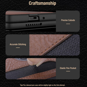 فروش گارد چرمی گوشی سامسونگ گلکسی زد فولد 7 نیلکین