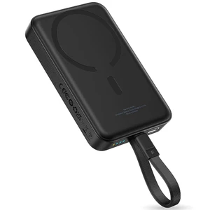 بهترین شارژر همراه بی سیم مگ سیف فست شارژ بیسوس با کابل متصل تایپ سی