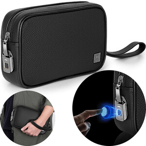 کیف لوازم جانبی چرمی مسافرتی ضد سرقت ویوو WIWU Master Genuine