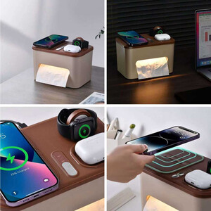 جعبه دستمال کاغذی چراغ دار